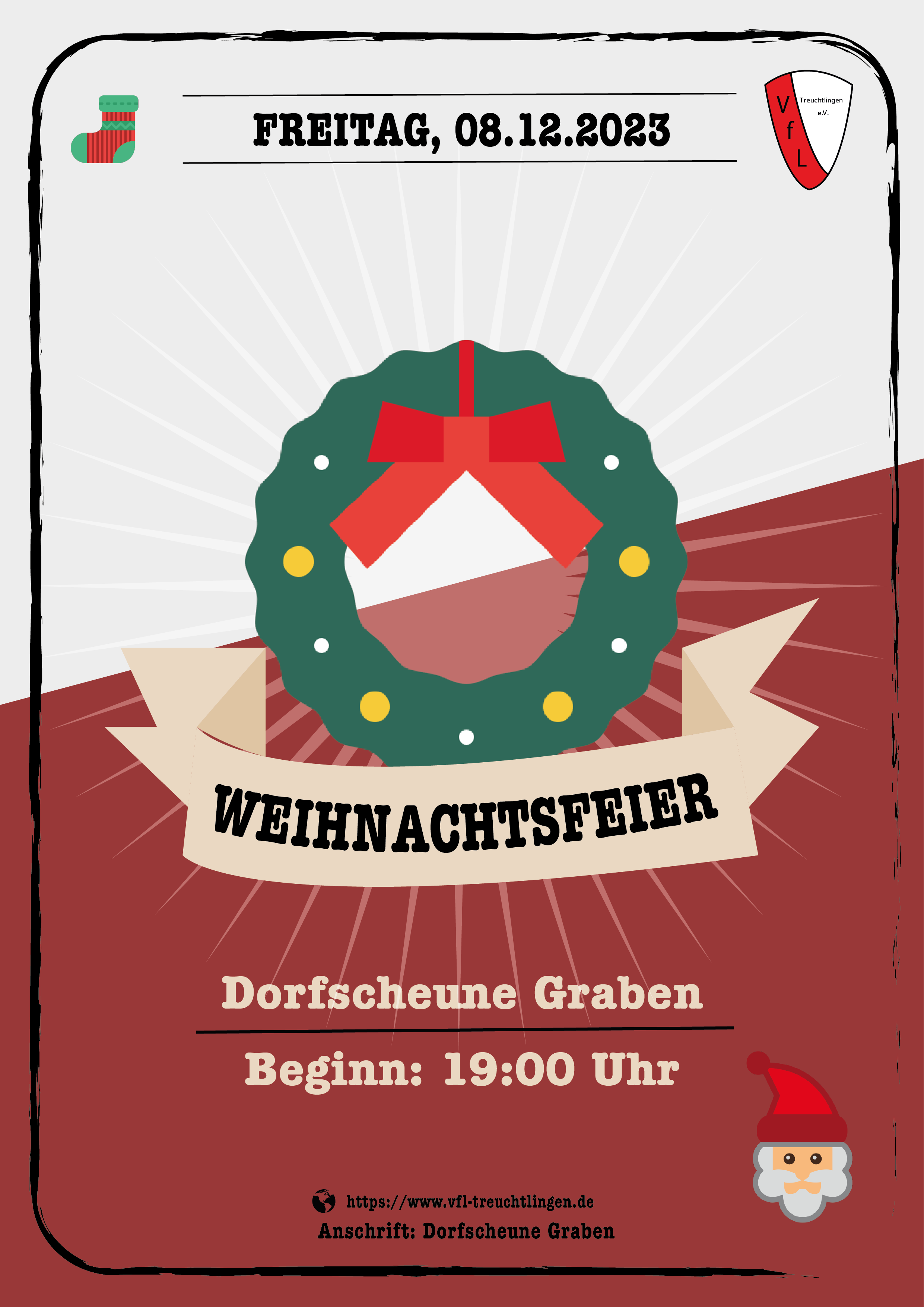Mehr über den Artikel erfahren VfL Weihnachtsfeier 2023