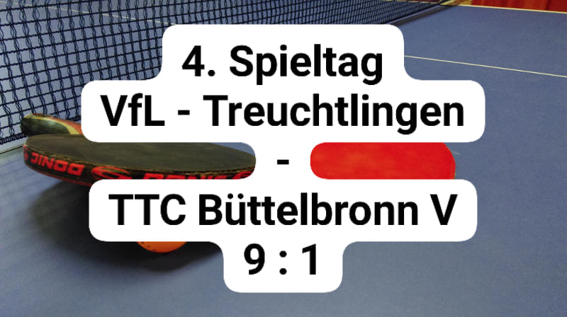 Mehr über den Artikel erfahren VfL Treuchtlingen vs. TTC Büttelbronn V