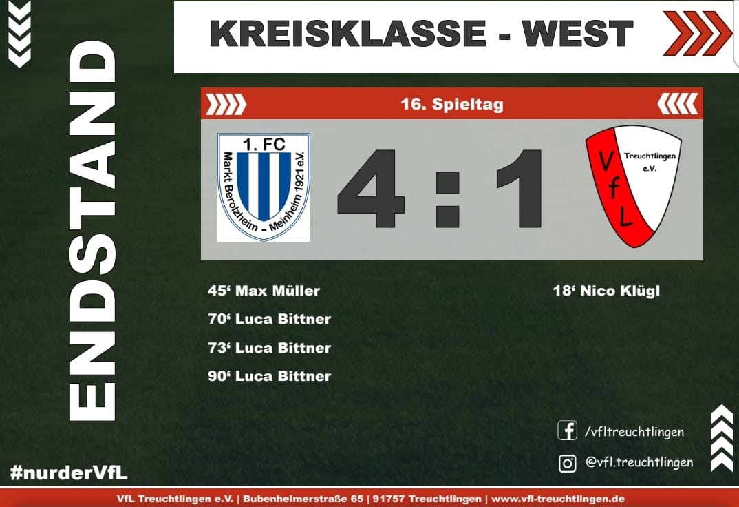 Mehr über den Artikel erfahren 16. Spieltag – Herren 23/24