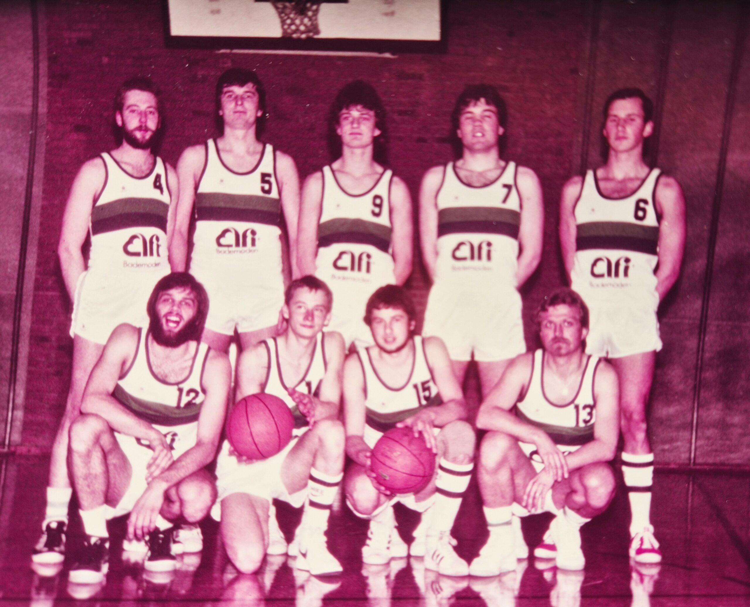 Erste Basketball-Mannschaft 1981