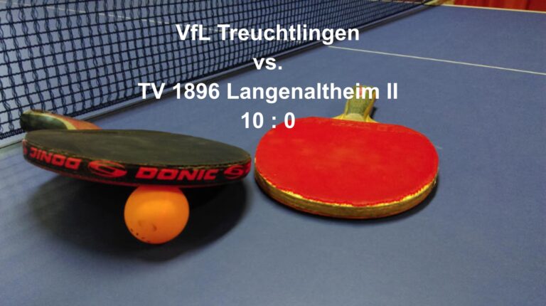 VfL Treuchtlingen vs. TV 1896 Langenaltheim II 10 – 0