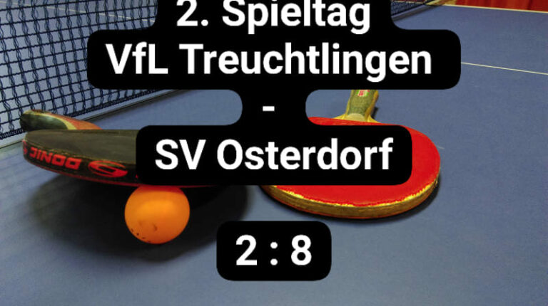 VfL Treuchtlingen vs. SV Osterdorf 2 – 8