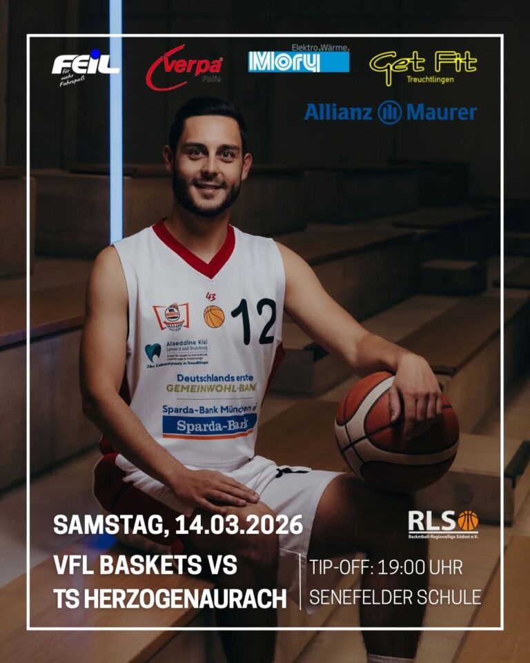VfL Baskets vs TS Herzogenaurach Matchday Poster